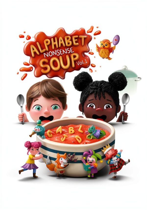 Alphabet Nonsense Soup for Kids, English Edition, 60 Pages, Kindle-0