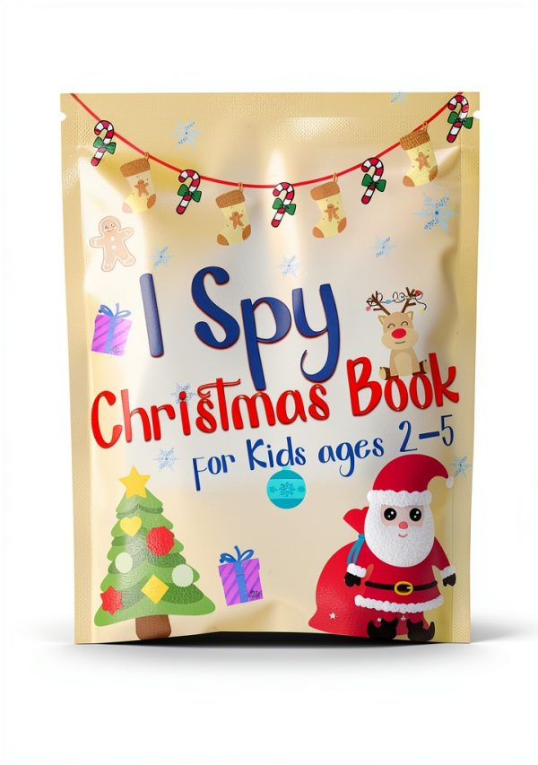 I Spy With My Little Eye Kids Word Game Book Holiday Edition 75 Pages-0